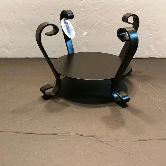Accents Candle Jar Holder Black Poshmark